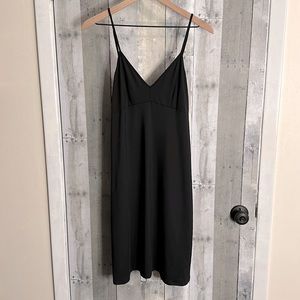 Nicole Benisti black slip dress S